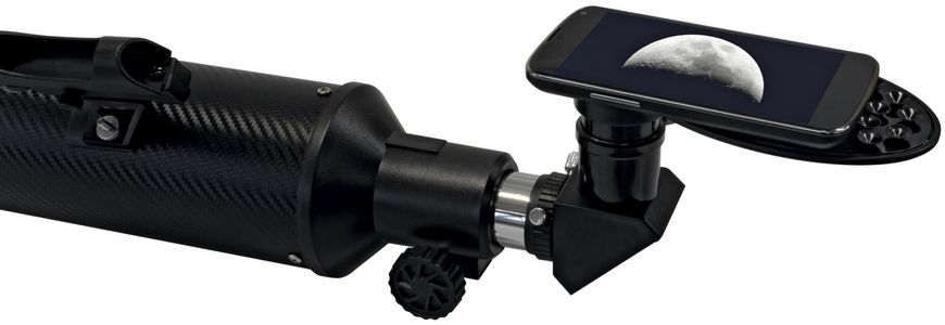 Телескоп Bresser Arcturus 60/700 AZ Carbon з сонячним фільтром та адаптером для смартфона