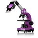 Мікроскоп Bresser Junior Biolux SEL 40x-1600x Purple з набором для дослідів та адаптером для смартфона