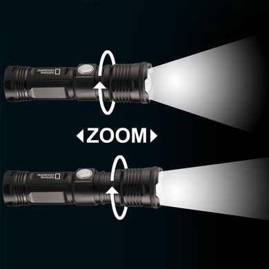 Ліхтар National Geographic ILUMINOS LED Zoom 1000 Lm USB Rechargeable