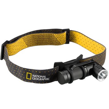 Ліхтар National Geographic ILUMINOS LED 450 Lm USB Rechargeable з налобним кріпленням