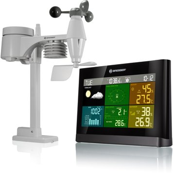 Метеостанція Bresser Weather Center 5-in-1 Comfort Colour Black