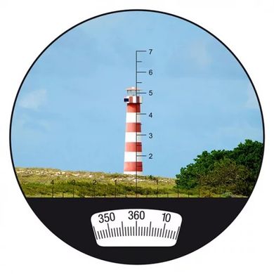 Бінокль Bresser Topas 7x50 WP Compass/Reticle з далекомірною шкалою та сіткою