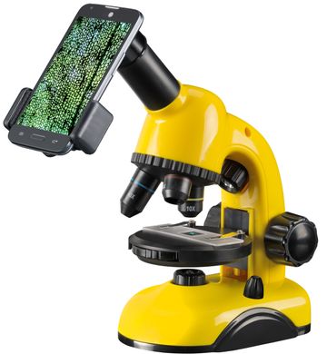 Микроскоп National Geographic Biolux 40x-800x с набором для опытов и адаптером для смартфона