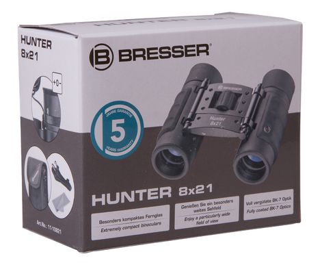 Бінокль Bresser Hunter 8x21
